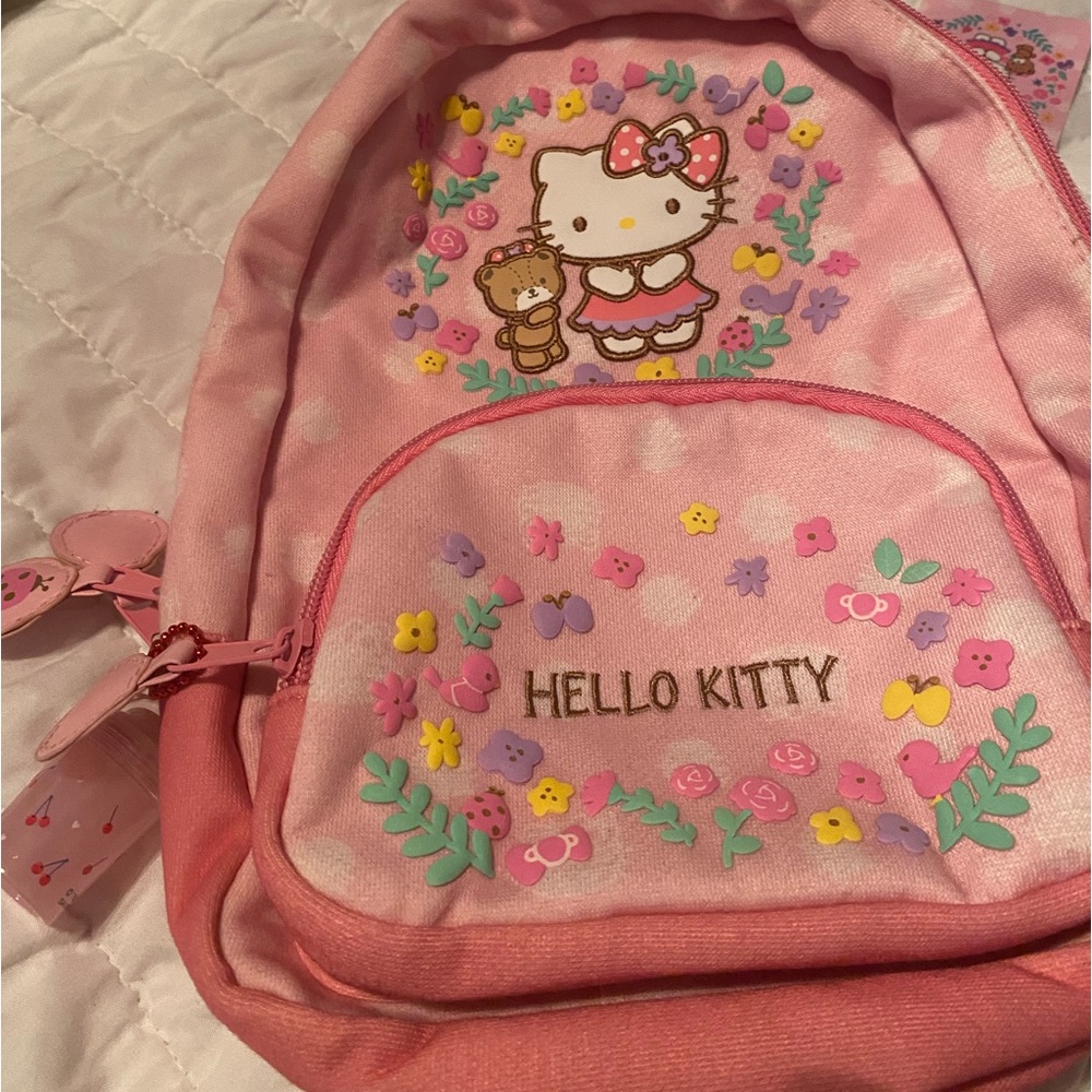 Hello kitty and bear mini backpack. NWT.